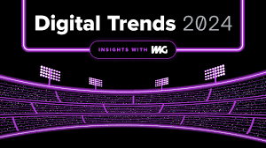 Digital marketing strategy illustration with analytics dashboard
